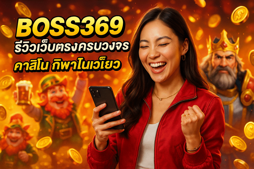 BOSS369 รีวิวเว็บตรงครบวงจร คาสิโน กีฬา สล็อตในเว็บเดียว